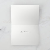 パープルエレガントバラフローラ90th誕生日ありがとう サンキューカード (内部)