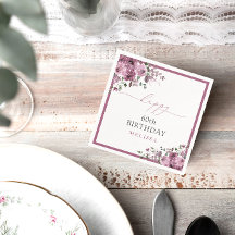 パープルエレガントバラ60th誕生日パーティー