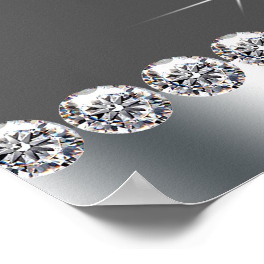 パープルエレガントヒョウハイヒール靴パーティーバナー ポスター (角)