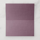 パープルエレガントピーチウォーターバラ プレイスカード (内部開封)