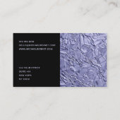 パープルエレガントファイナンス・コンサルタント 名刺 (裏面)