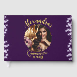 パープルエレガントフェアユタレプリンセス写真スペインの ゲストブック