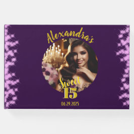 パープルエレガントフェアユタレプリンセス写真スペインの ゲストブック