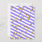 パープルエレガントフラワーズドクターサンキューカード サンキューカード (裏面)