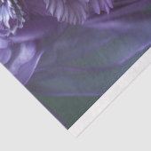 パープルエレガントフローラアフリカ系アメリカ人デコパージュ 薄葉紙 (詳細)