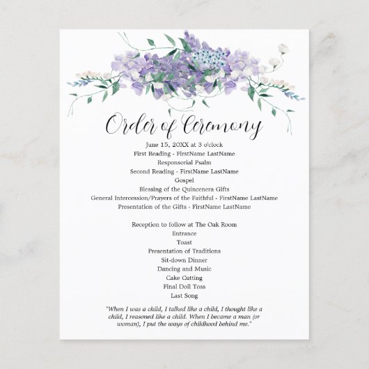 パープルエレガントフローラキンセアニェラ計画 (裏面)