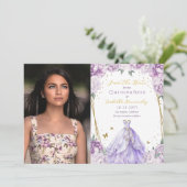 パープルエレガントフローラフォトキンセアニラ セーブザデート (スタンド正面)