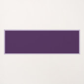 パープルエレガントフローラブーケフラワーヨガナマステ ヨガマット (裏面(横))