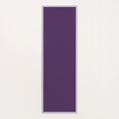 パープルエレガントフローラブーケフラワーヨガナマステ ヨガマット (裏面)