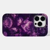 パープルエレガントフローラ美学 Case-Mate iPhoneケース (裏面 (横))