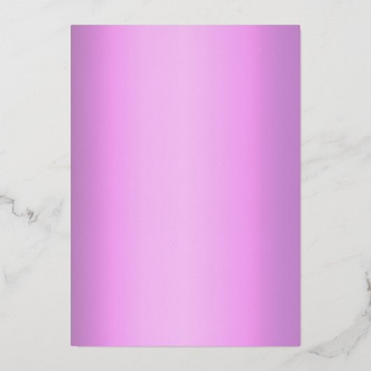 パープルエレガントフローラ蝶キンセアニェラ 箔招待状 (裏面)