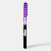 パープルエレガントブラックアニマルボウハートレース2 Case-Mate iPhoneケース (裏面 / 右)