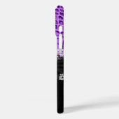 パープルエレガントブラックアニマルボウハートレース2 Case-Mate iPhoneケース (裏面 / 左)