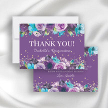 パープルエレガントブルーフローラキンセアニラ誕生日