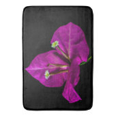 パープルエレガントブーゲンビリア バスマット (正面縦)