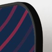 パープルエレガントプロフェッショナル ピックルボールラケット (左詳細)