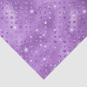 パープルエレガント水玉模様金属グリッターパターン 薄葉紙 (詳細)
