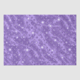 パープルエレガント水玉模様金属グリッターパターン 薄葉紙