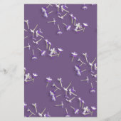 パープルエレガント薄紫I Archフローラのメ結婚ニュー (裏面)