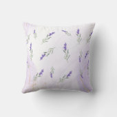 パープルエレガント金ゴールドラベンダー我々愛おばあちゃん クッション (裏面)