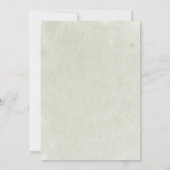 パープルエレガント金ゴールドヴィンテージフローラ誕生日 招待状 (裏面)