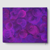 パープルエレガント40と素晴らしい誕生日パーティー ゲストブック (裏面)