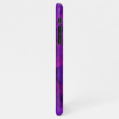 パープルエレガント40と素晴らしい誕生日パーティー iPhoneケース (左側)