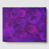 パープルエレガント50と素晴らしい誕生日パーティー ゲストブック (裏面)