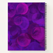 パープルエレガント60 & Sassy誕生日パーティー ノートブック (裏面)