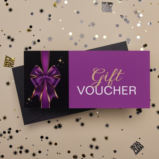 パープルエレガント&金ゴールドボウギフト券 | 割引 ラックカード