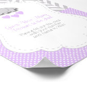 パープルエレファントゲームの指示 ポスター (角)