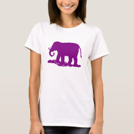 パープルエレファント Tシャツ