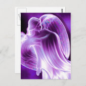 パープルエンジェルポストカード ポストカード (正面/裏面)