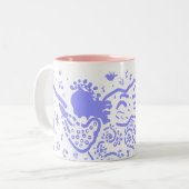 パープルエンジェルマグ ツートーンマグカップ (正面左)