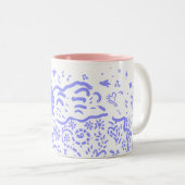 パープルエンジェルマグ ツートーンマグカップ (正面右)