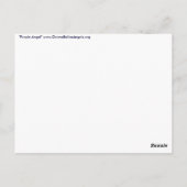 パープルエンジェル ポストカード (裏面)