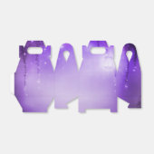 パープルエンチャントフォレストファンタジー結婚式の引き出物 フェイバーボックス (折り畳みなし)