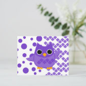 パープルオウル ポストカード (スタンド正面)