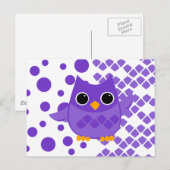 パープルオウル ポストカード (正面/裏面)