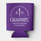 パープルオステオパシー医科学校卒業パーティー 缶クーラー (正面)