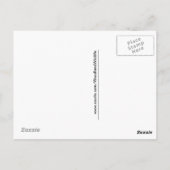 パープルオダマキ（植物）はがき ポストカード (裏面)