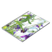 パープルオダマキ（植物）フローラノートブック ノートブック (左側)