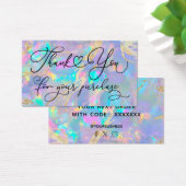 パープルオパールのご購入ありがとうございます (デスク)