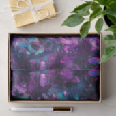 パープルオパール水ティッシュペーパー抽象芸術結晶 薄葉紙 (ギフト)