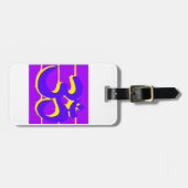 パープルオムラベル ラゲッジタグ (正面横)