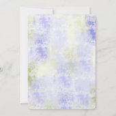 パープルオリーブ抽象芸術 招待状 (裏面)