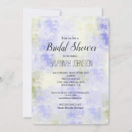 パープルオリーブ抽象芸術 招待状