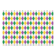 パープルオレンジイエローマルディグラテーマ