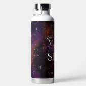 パープルオレンジネブラ感動的引用文 ウォーターボトル (右面)