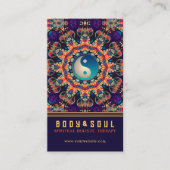 パープルオレンジマンダライースタンインヤンニューエイジ 名刺 (正面)